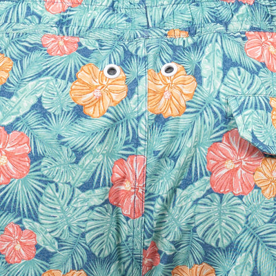 Medley Swim Trunk | The Hibiscus - Vintage Blue