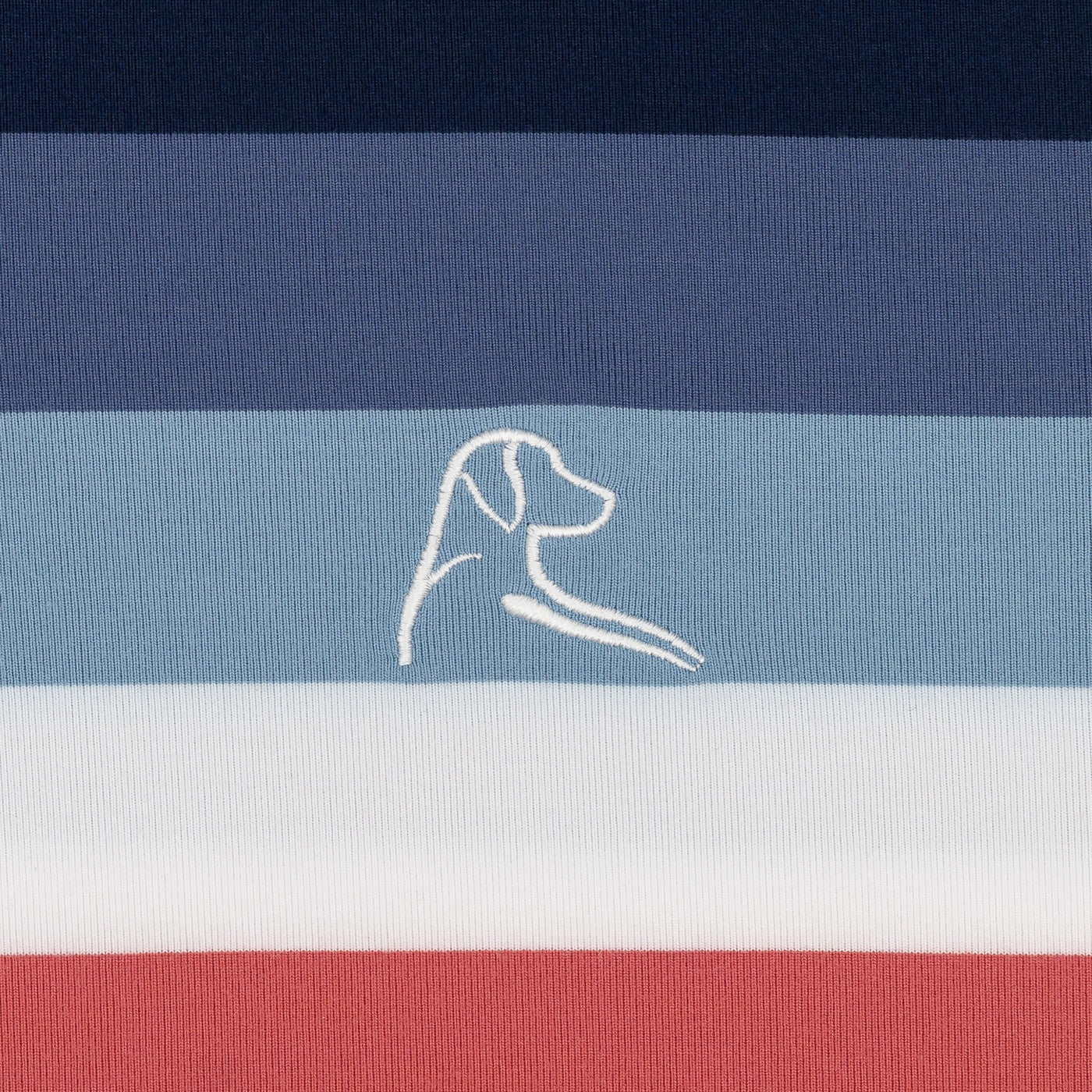 Horizon Block Performance Q-Zip | The Horizon Block - Rouge Red/Fleet Navy/Slate Blue
