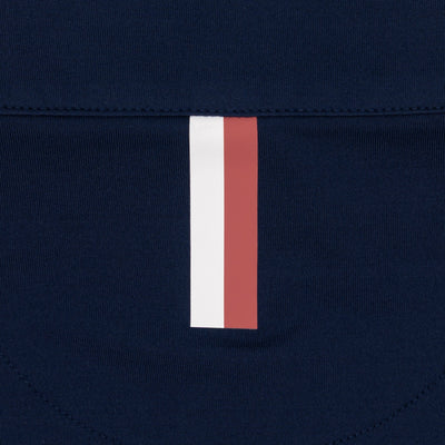 Horizon Block Performance Q-Zip | The Horizon Block - Rouge Red/Fleet Navy/Slate Blue
