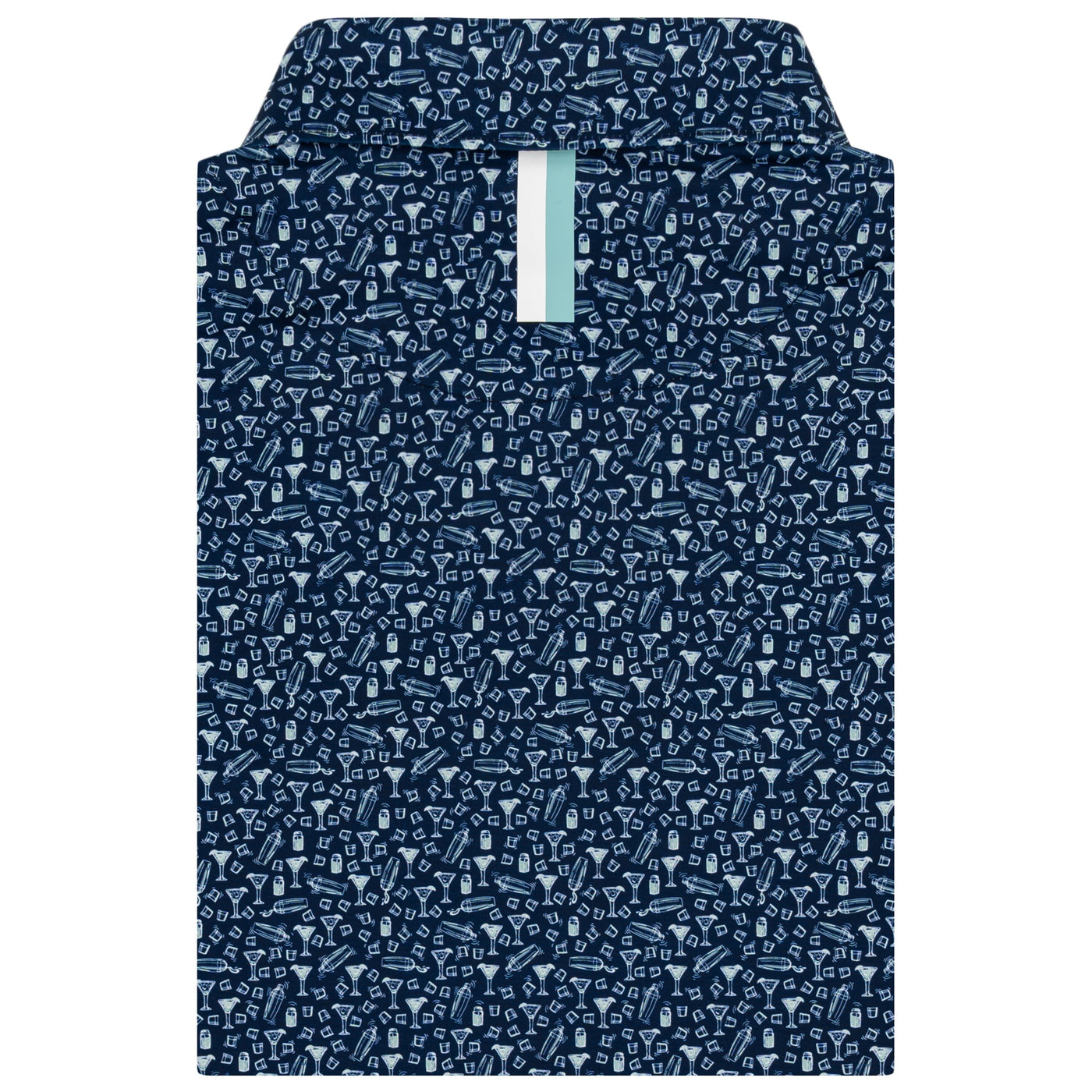 The House Marg | Performance Polo | The House Marg - Fleet Navy/Antigua Green