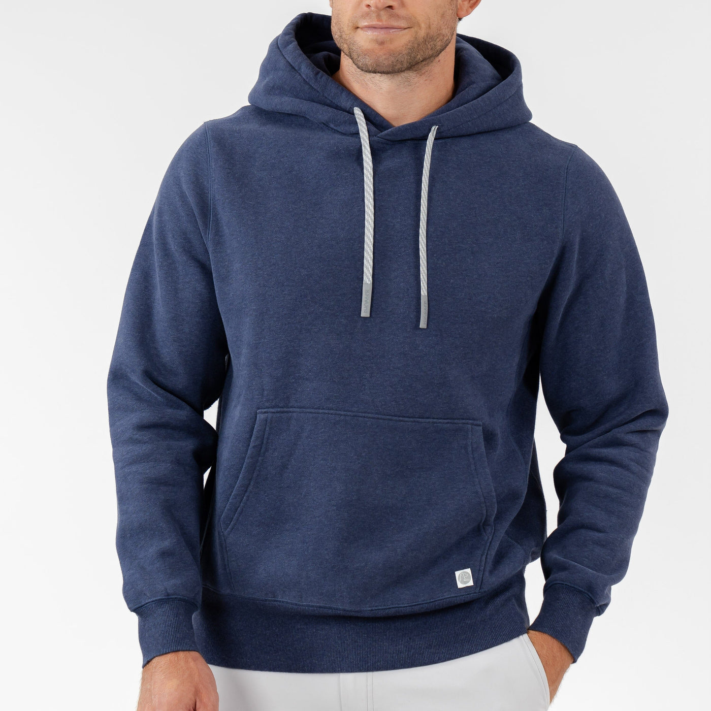 Huddle Hoodie | Heather - Fleet Navy