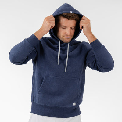 Huddle Hoodie | Heather - Fleet Navy