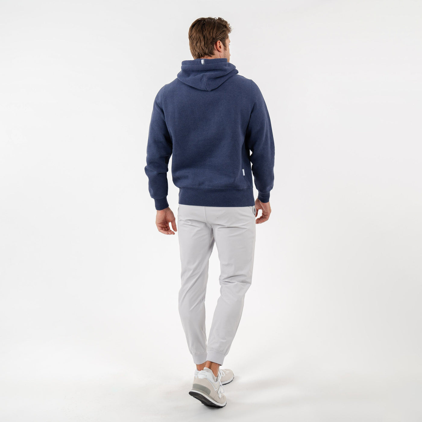 Huddle Hoodie | Heather - Fleet Navy