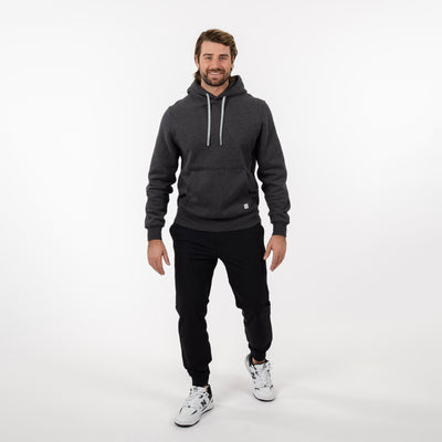 Huddle Hoodie | Heather - Midnight Black