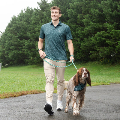 The Hunting Dog | Performance Polo | The Hunting Dog - Ponderosa Green/White