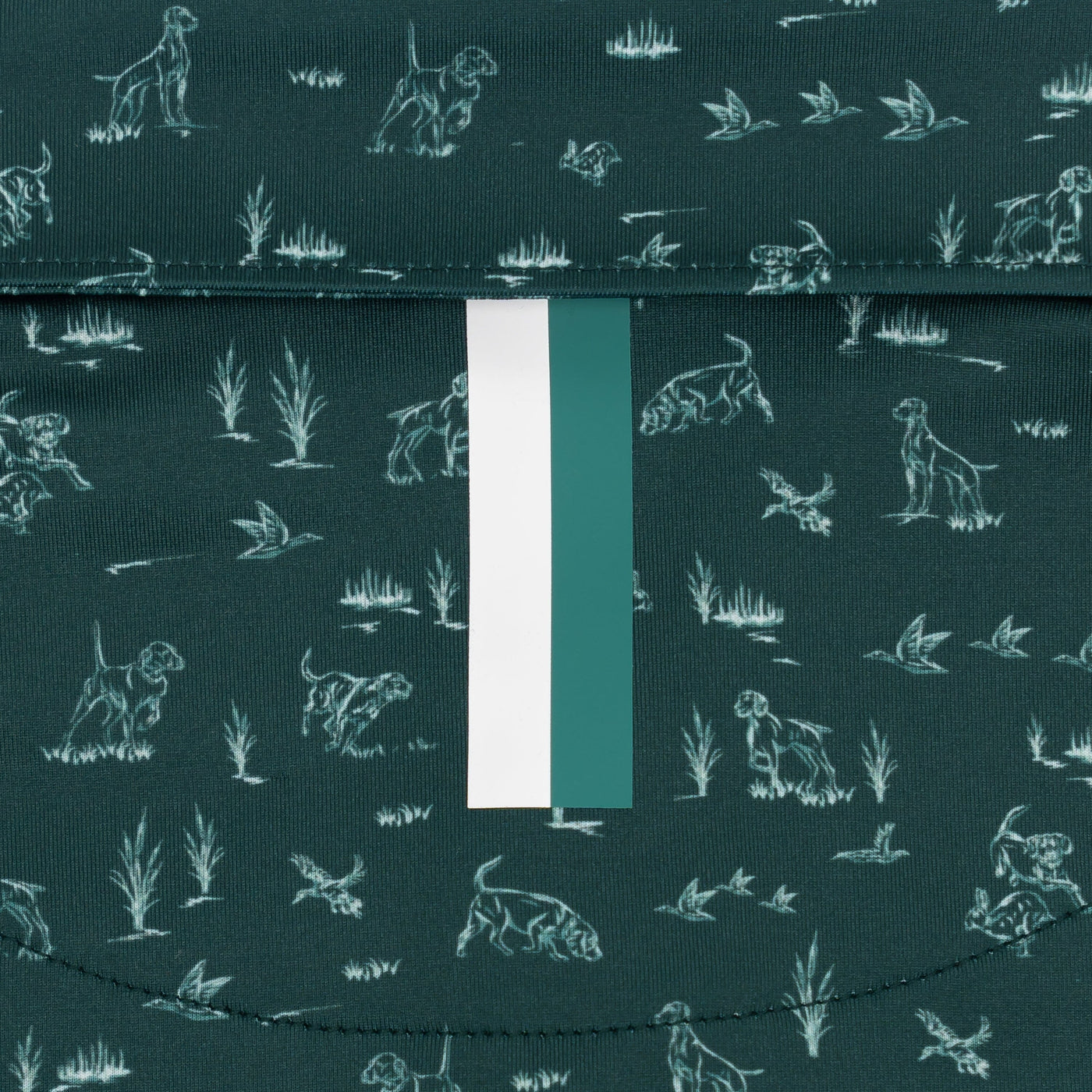 The Hunting Dog | Performance Polo | The Hunting Dog - Ponderosa Green/White