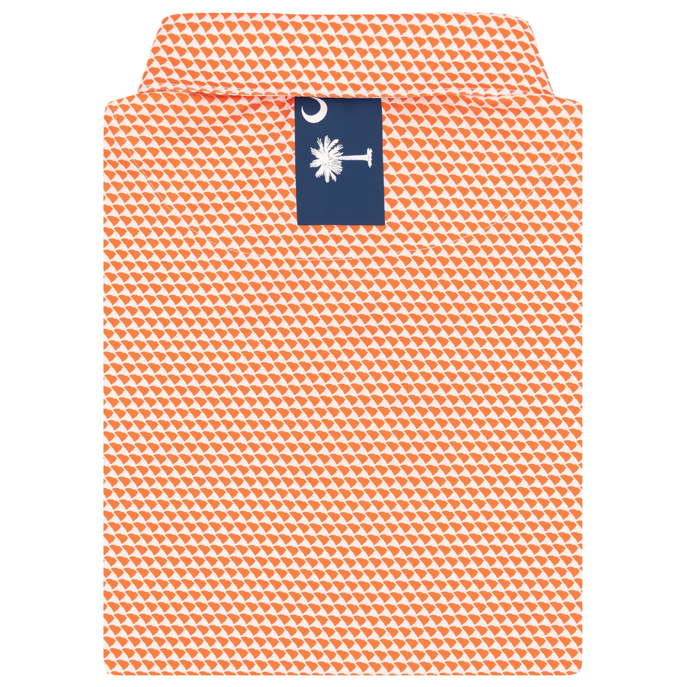 The Hushpuppy | Performance Polo | The Hushpuppy - Blaze Orange/White - SC