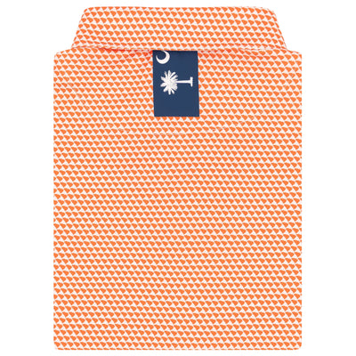 The Hushpuppy | Performance Polo | The Hushpuppy - Blaze Orange/White - SC