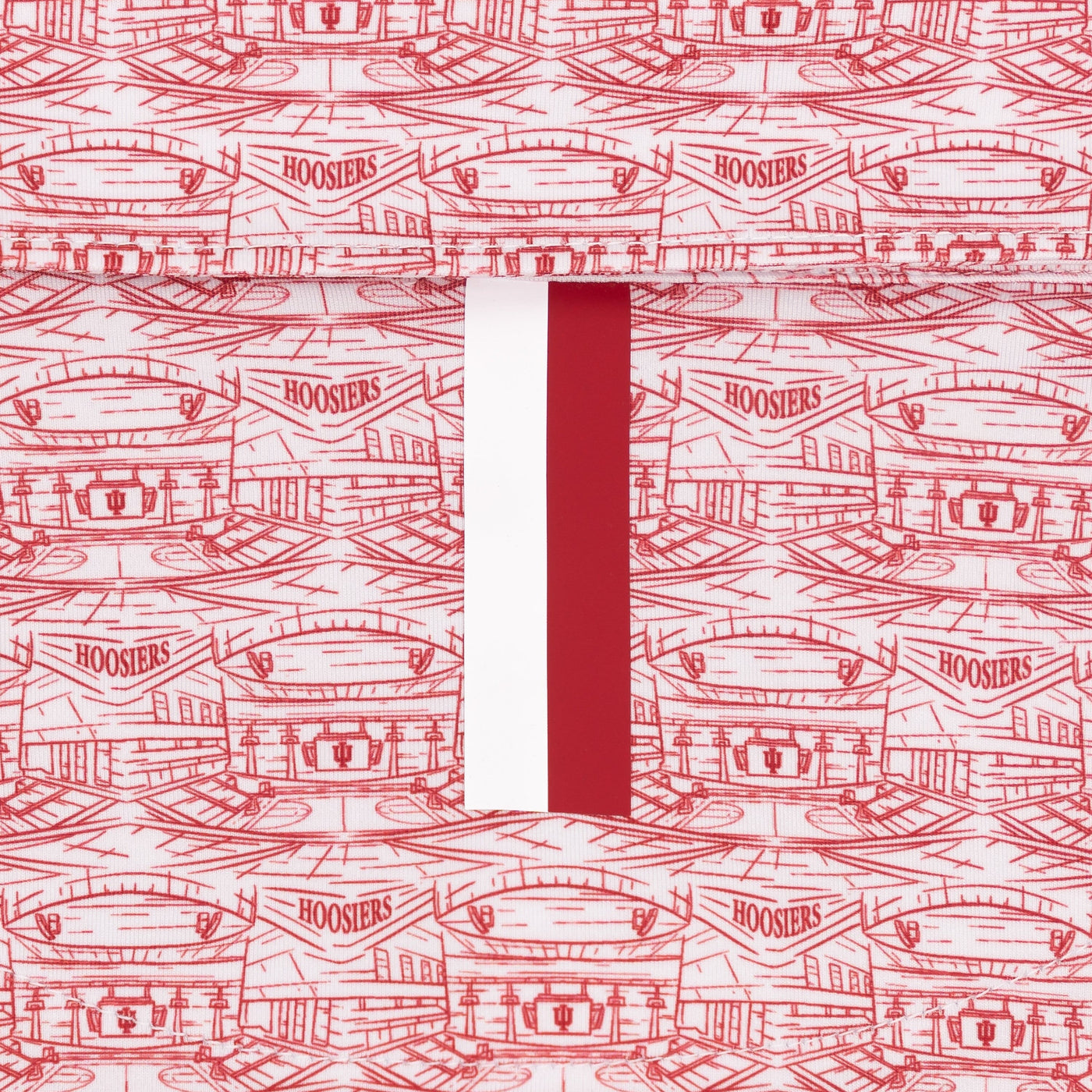 The Indiana Assembly Hall | Collegiate Polo | The Indiana Assembly Hall - White/Carmine Red