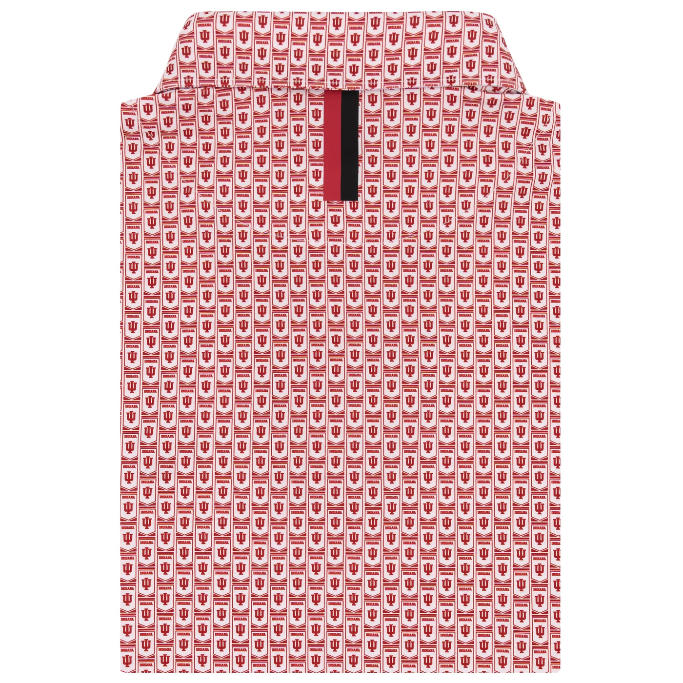 The Indiana Banner | Collegiate Polo | The Indiana Banner - White/Carmine Red
