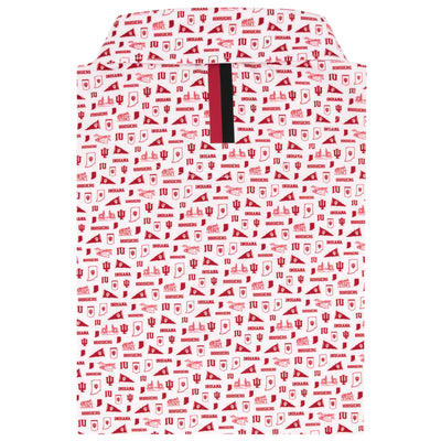 The Indiana Gameday | Collegiate Polo | The Indiana Gameday - White/Carmine Red