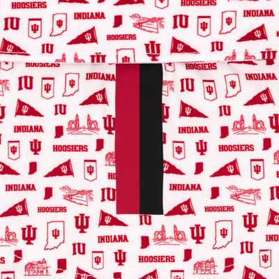 The Indiana Gameday | Collegiate Polo | The Indiana Gameday - White/Carmine Red