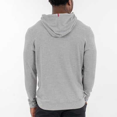 Hesi Collegiate Hoodie - Indiana | Heather - Stainless Steel/White - Indiana - 1