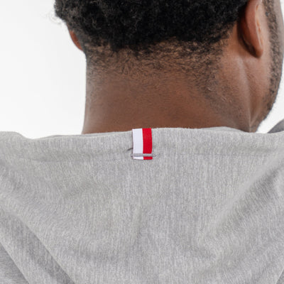 Hesi Collegiate Hoodie - Indiana | Heather - Stainless Steel/White - Indiana - 1