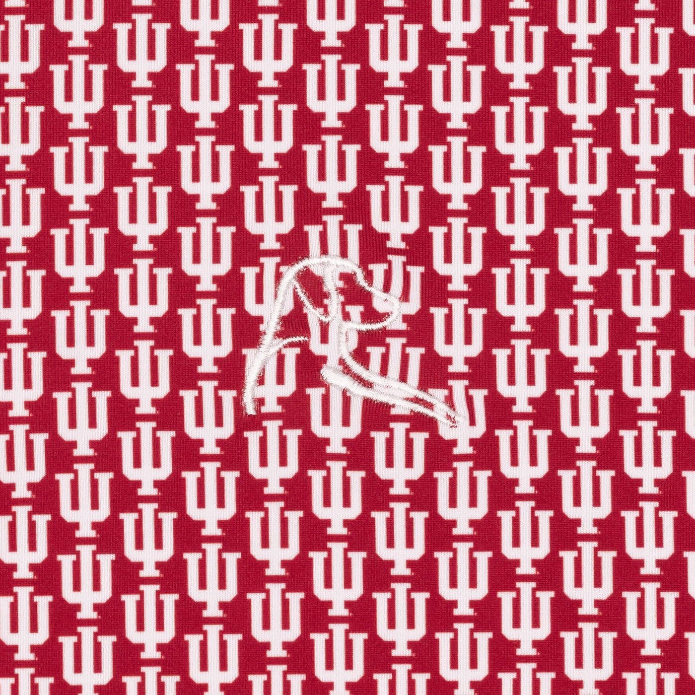 The Indiana Hoosiers® | Collegiate Polo | The Indiana Hoosiers® - Carmine Red/White
