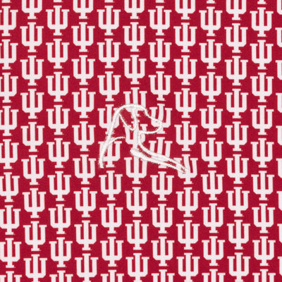 The Indiana Hoosiers® | Collegiate Polo | The Indiana Hoosiers® - Carmine Red/White