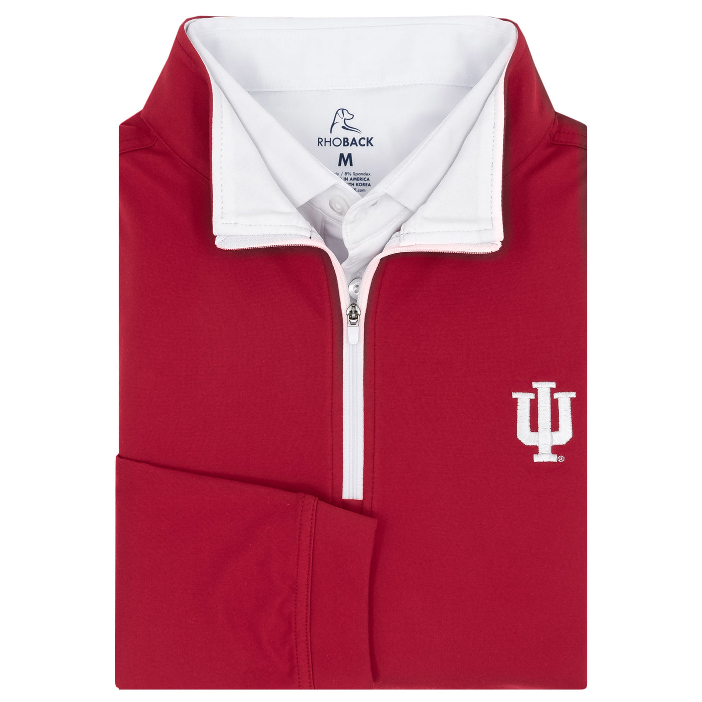 Solid Collegiate Q-Zip - Indiana | Solid - Carmine Red - Indiana - 1