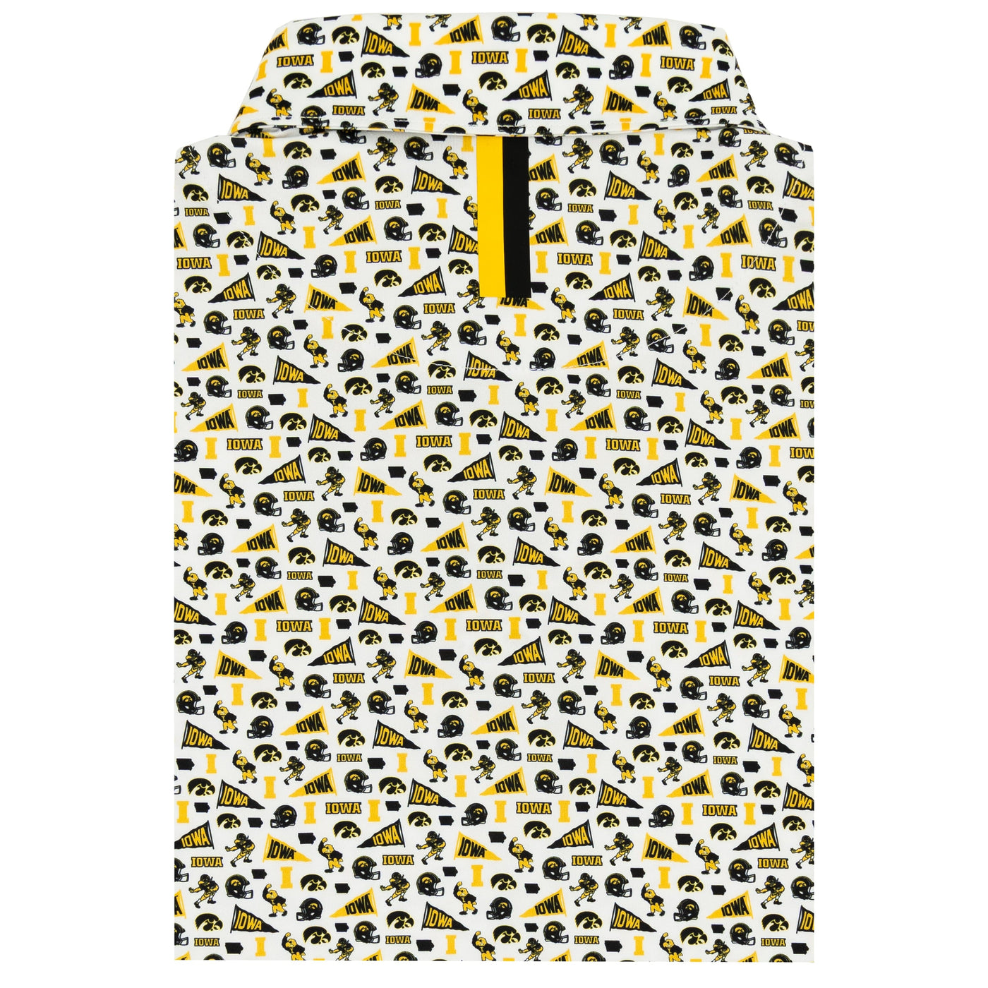 The Iowa Gameday | Collegiate Polo | The Iowa Gameday - White/Bright Yellow
