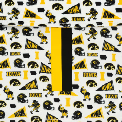The Iowa Gameday | Collegiate Polo | The Iowa Gameday - White/Bright Yellow