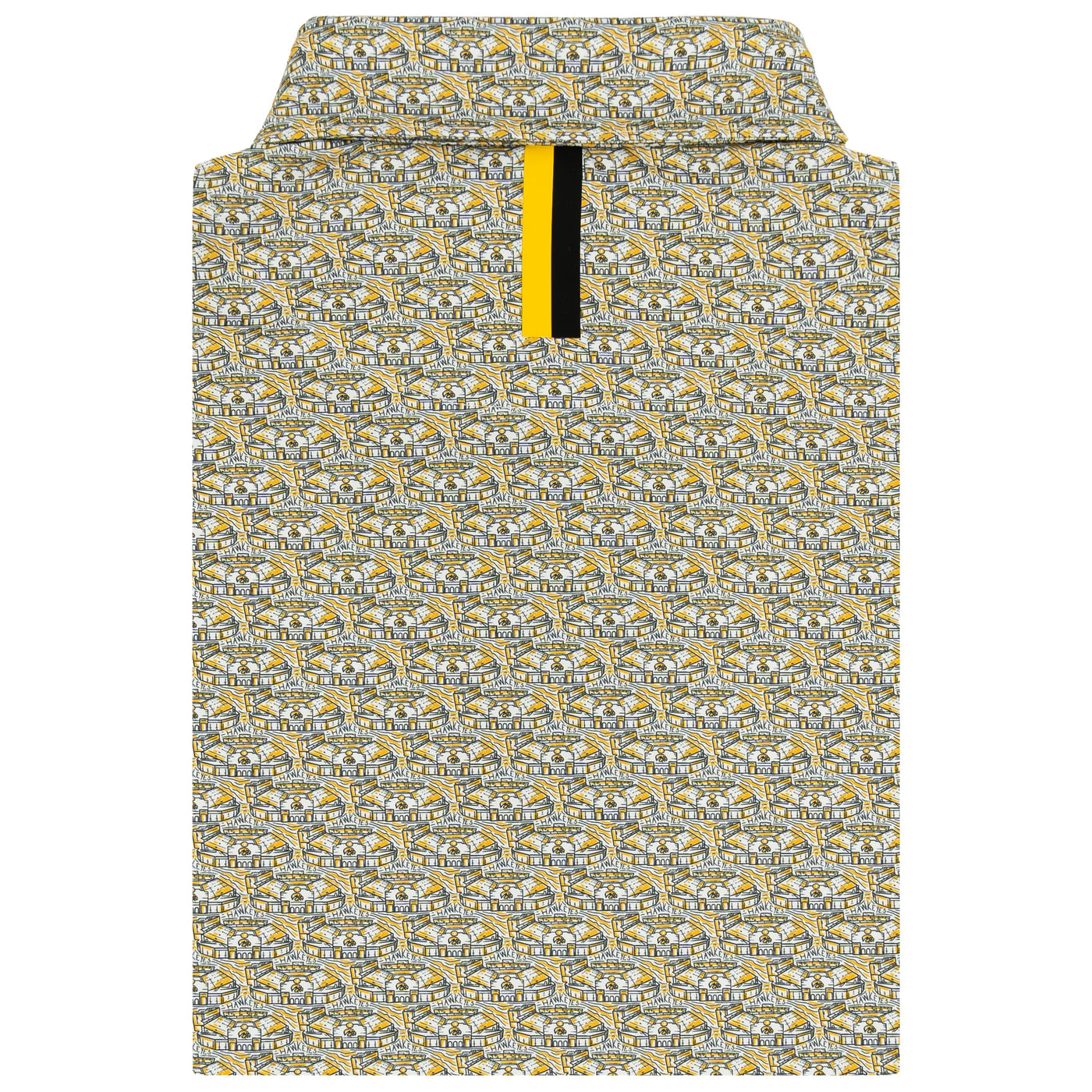 The Iowa Kinnick Stadium™ | Collegiate Polo | The Iowa Kinnick Stadium™ - White/Bright Yellow