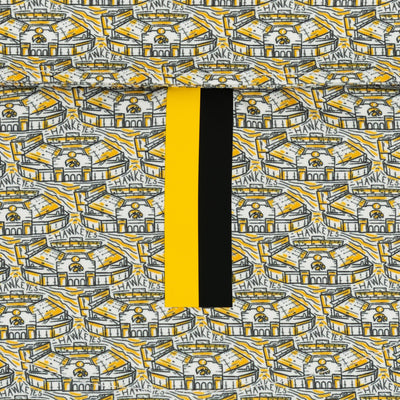 The Iowa Kinnick Stadium™ | Collegiate Polo | The Iowa Kinnick Stadium™ - White/Bright Yellow