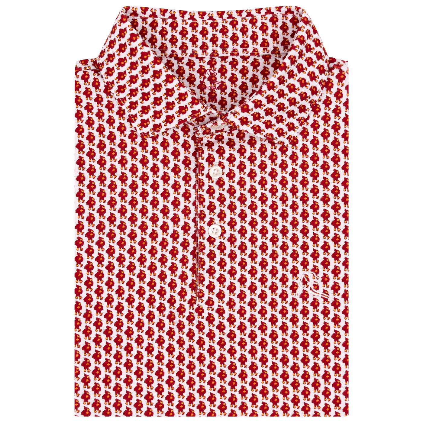 The Iowa State Cyclones® | Collegiate Polo | The Iowa State Cyclones® - White/Varsity Red