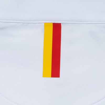 Iowa State Jersey Stripe Collegiate Q-Zip | The Iowa State Jersey Stripe - White/Varsity Red