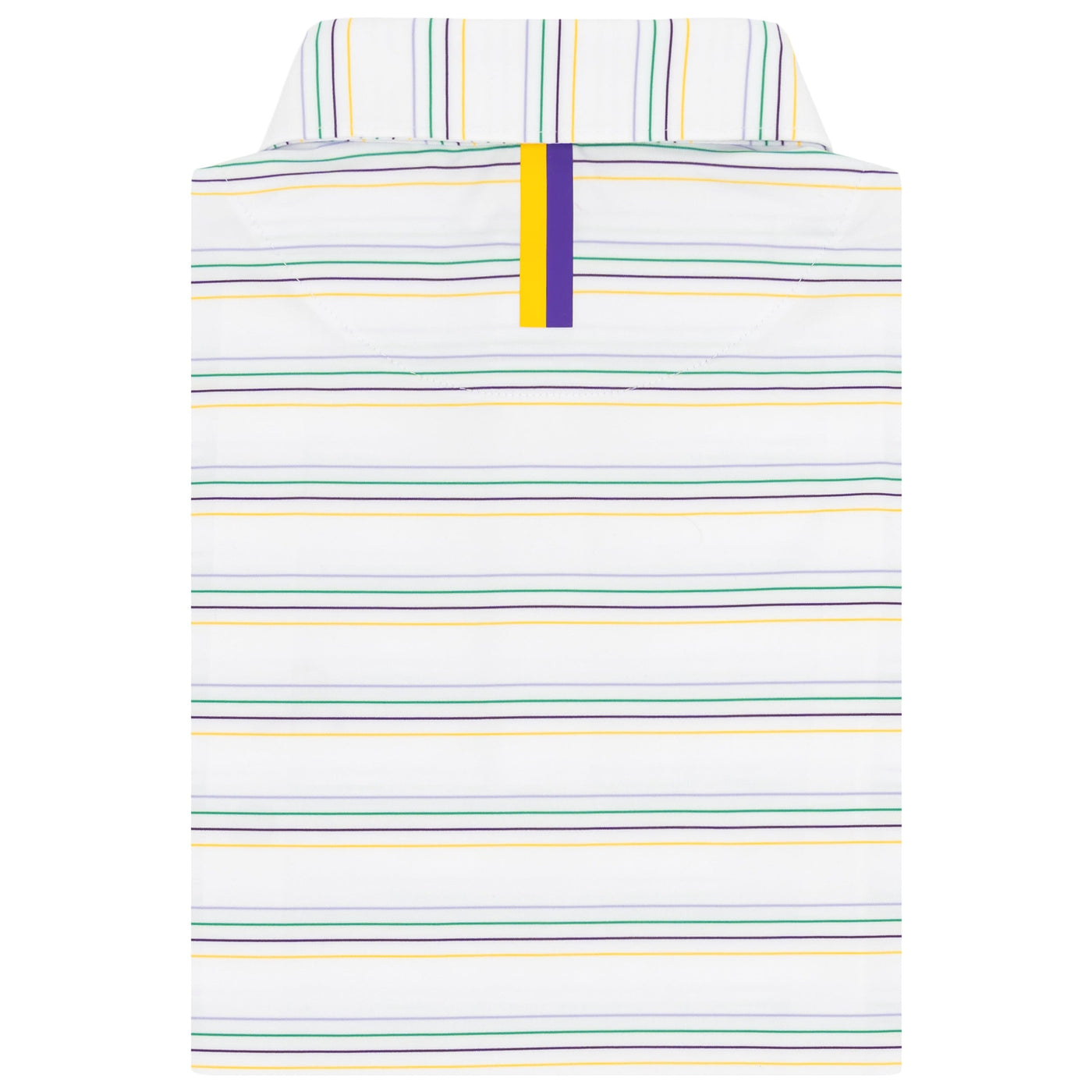 The Ivy Stripe | Performance Polo | The Ivy Stripe - White/Lavender