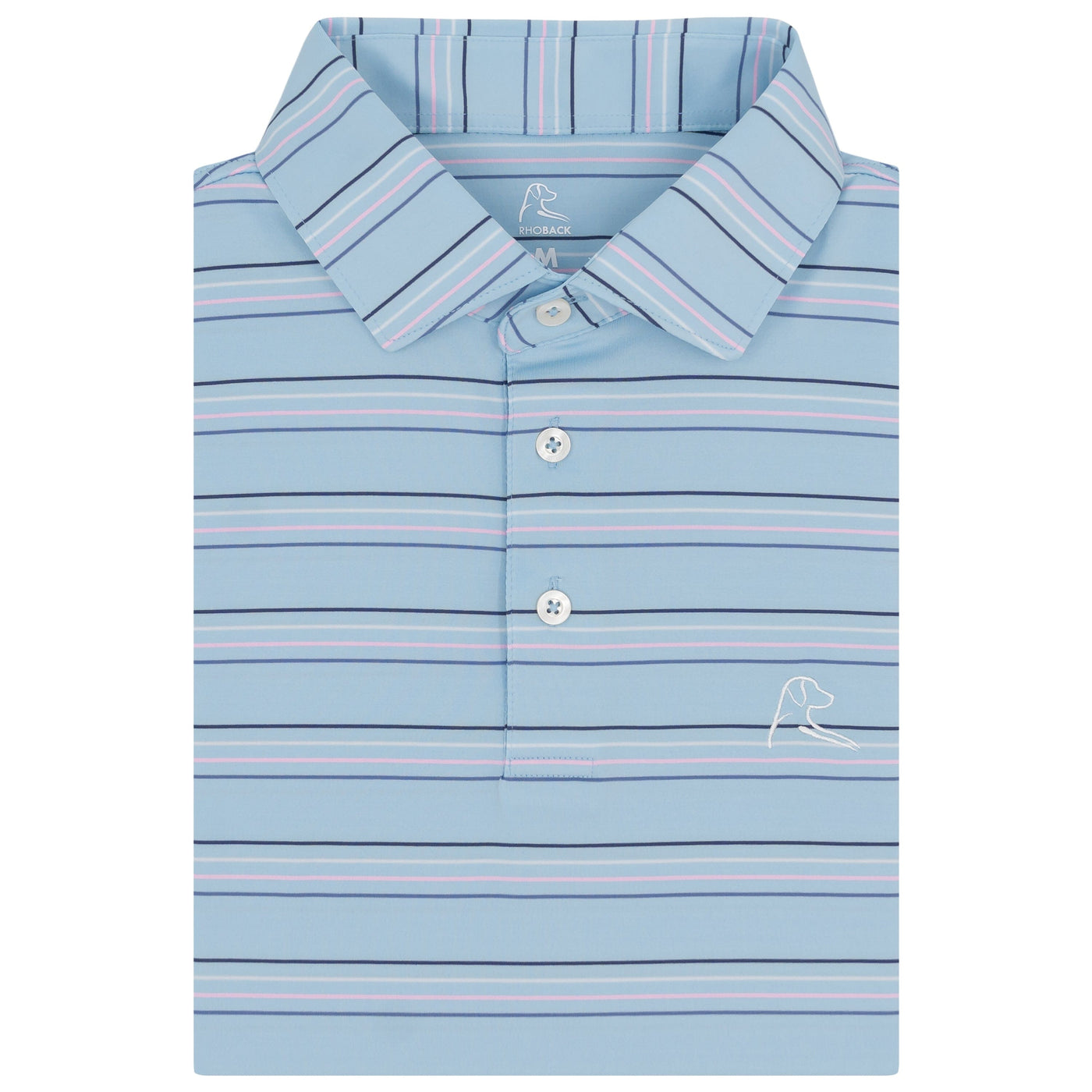 The Ivy Stripe | Performance Polo | The Ivy Stripe - Zenith Blue/Dusk Blue