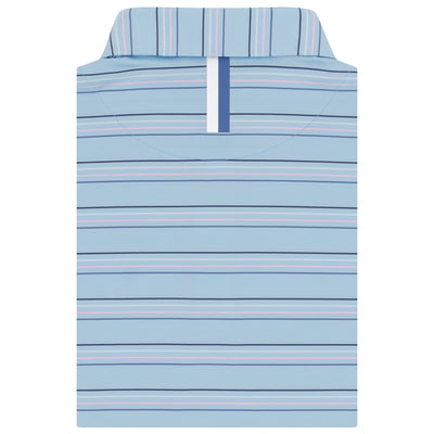 The Ivy Stripe | Performance Polo | The Ivy Stripe - Zenith Blue/Dusk Blue