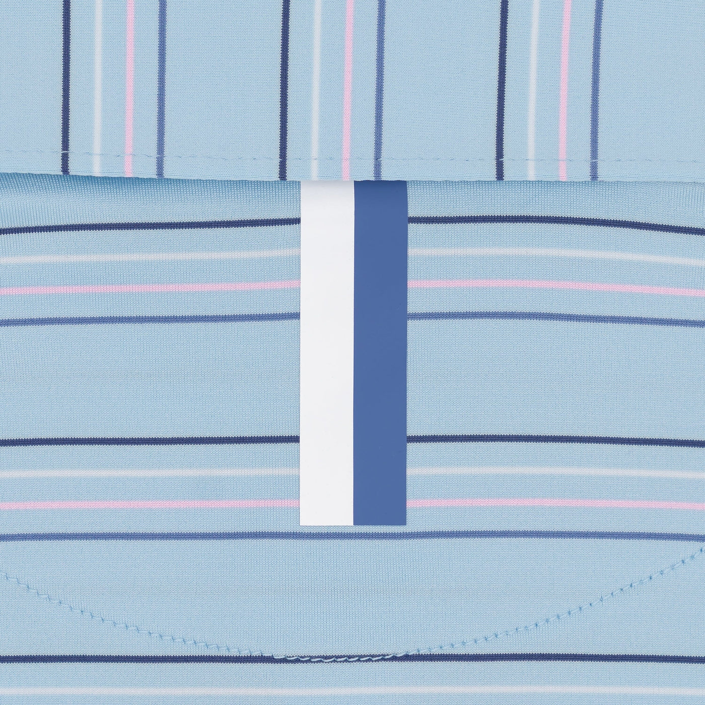 The Ivy Stripe | Performance Polo | The Ivy Stripe - Zenith Blue/Dusk Blue