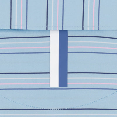 The Ivy Stripe | Performance Polo | The Ivy Stripe - Zenith Blue/Dusk Blue