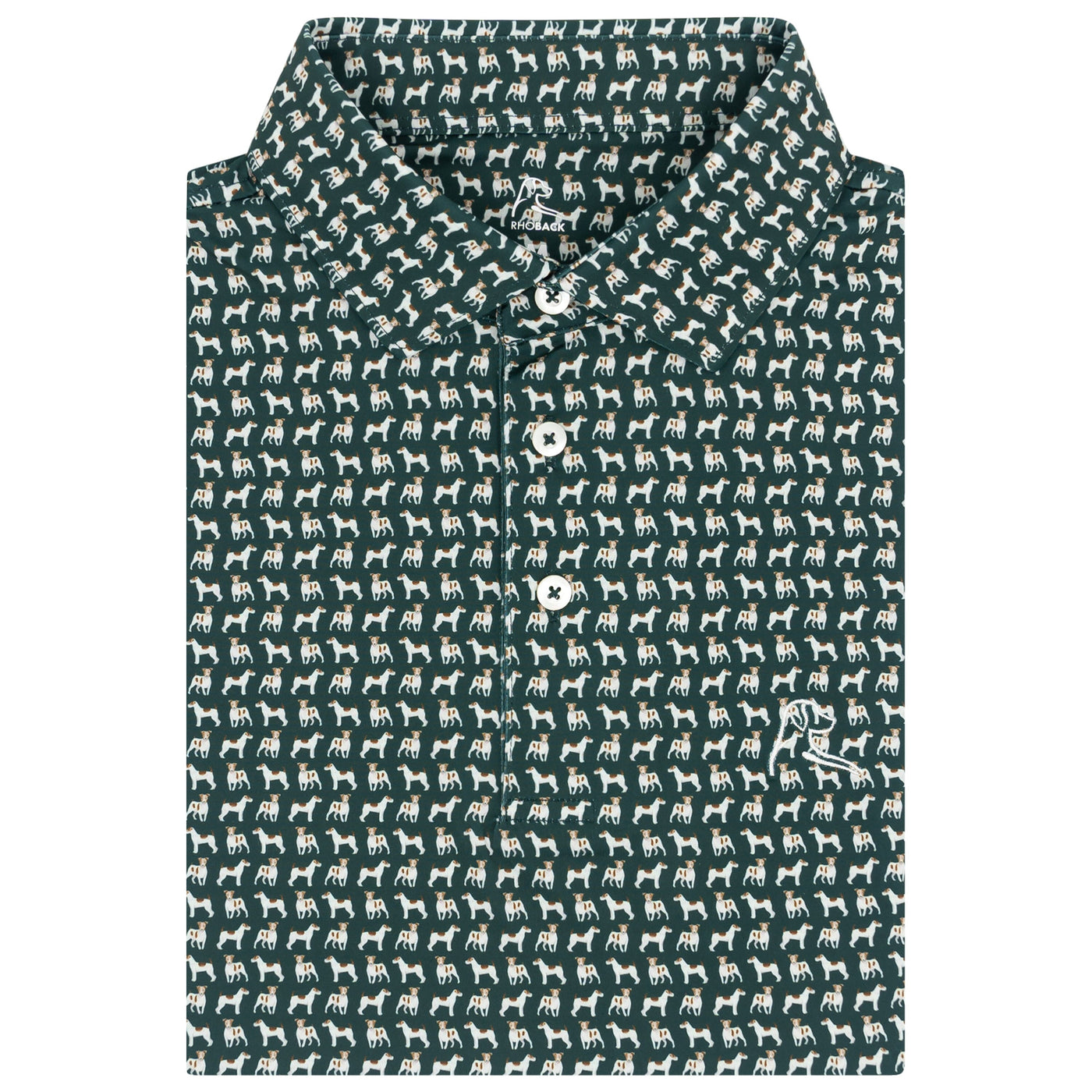 The Jack Russell | Performance Polo | The Jack Russell - Ponderosa Green