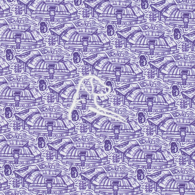 The James Madison Bridgeforth Stadium | Collegiate Polo | The James Madison Bridgeforth Stadium - White/Dark Violet