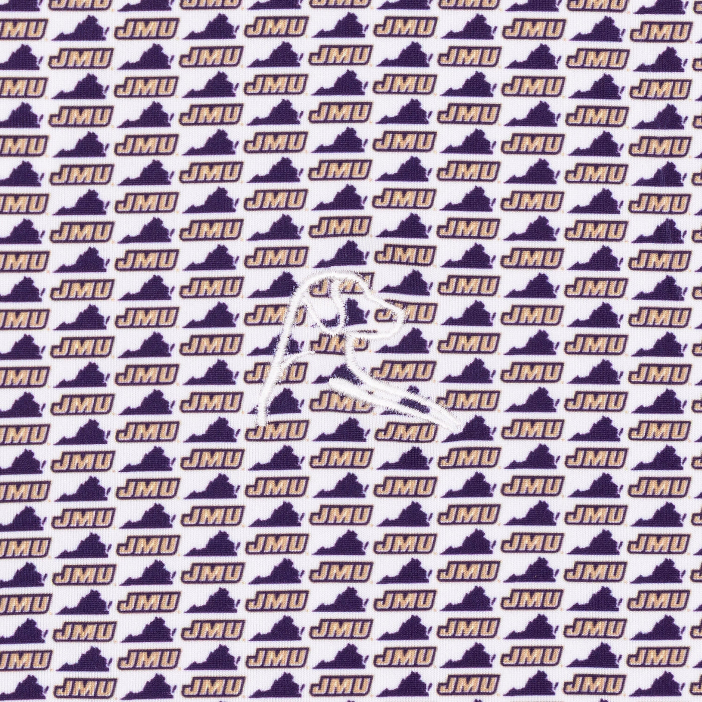 The James Madison Dukes™ | Collegiate Polo | The James Madison Dukes™ - White/Dark Violet