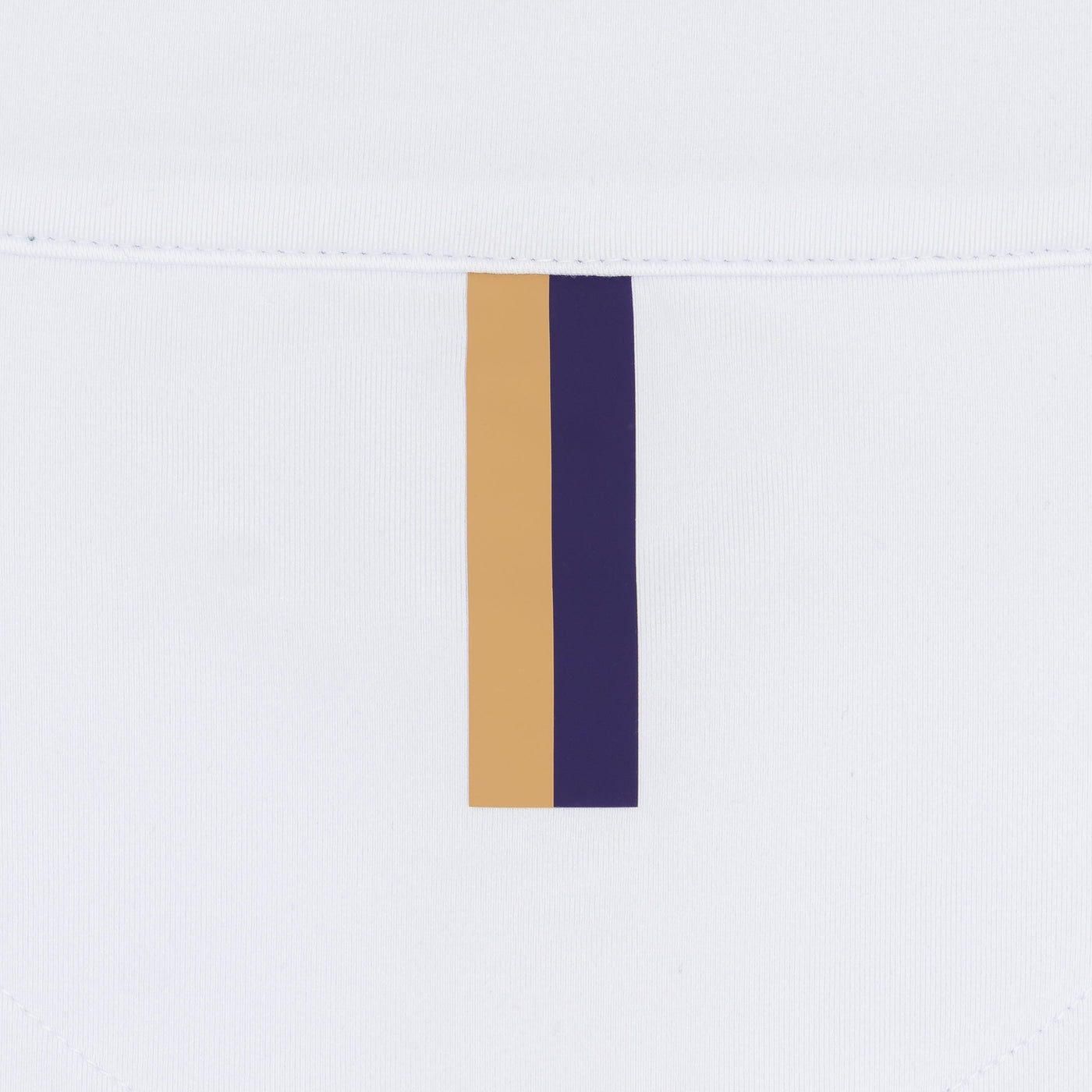 James Madison Helmet Stripe Collegiate Q-Zip | The James Madison Helmet Stripe - White/Dark Violet