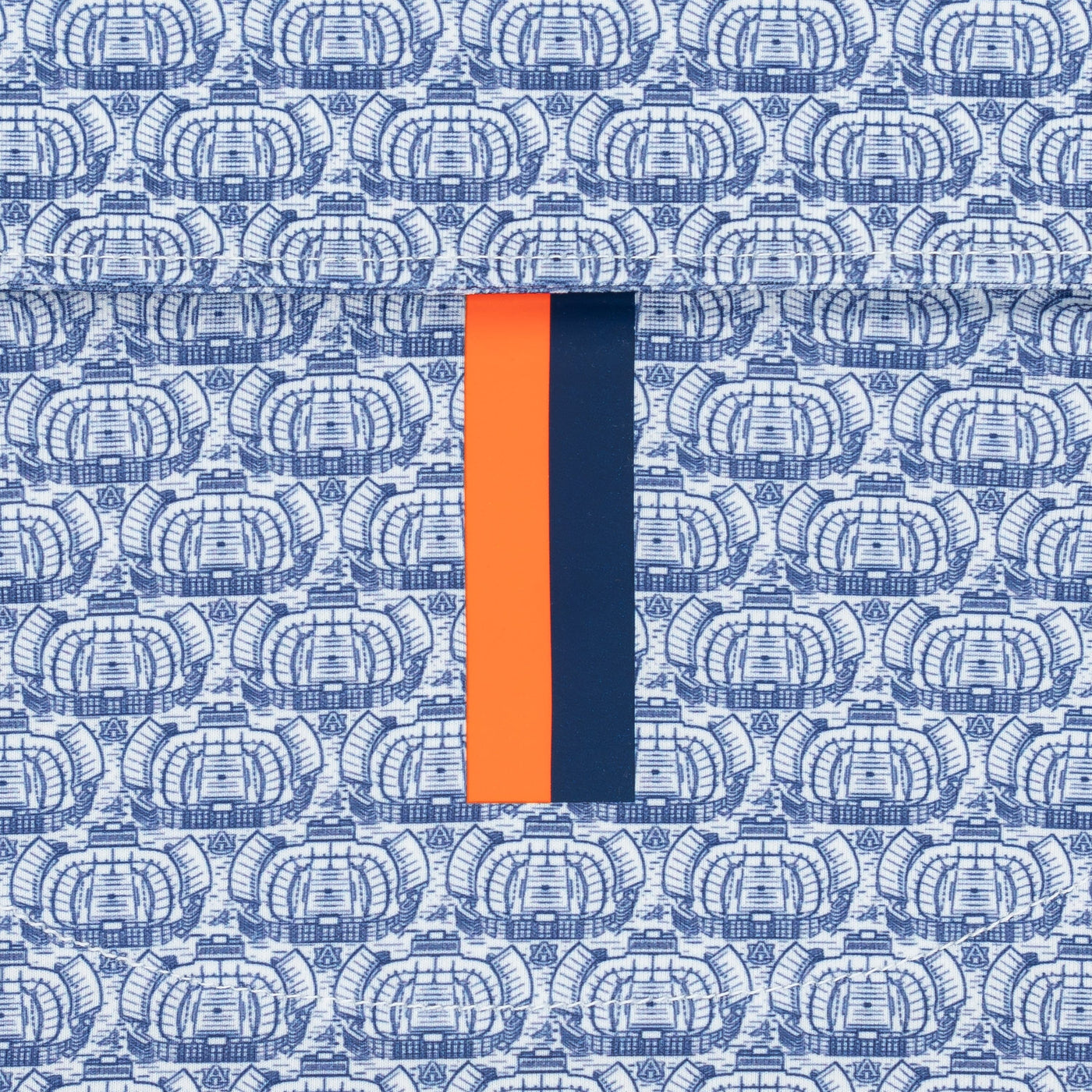 The Auburn Jordan-Hare Stadium™ | Collegiate Polo | The Auburn Jordan-Hare Stadium™ - White/Dock Blue