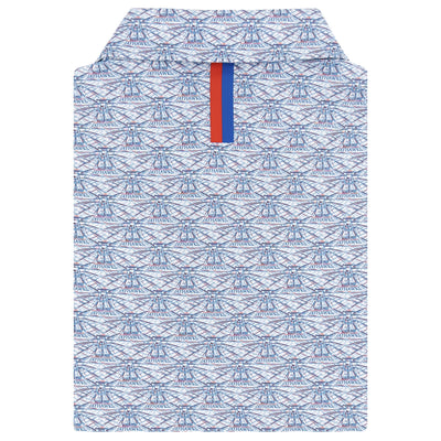 The Kansas Allen Fieldhouse® | Collegiate Polo | The Kansas Allen Fieldhouse® - White/Azure Blue
