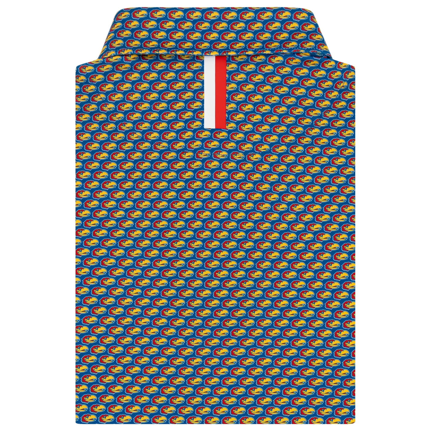 The Kansas Jayhawks® | Collegiate Polo | The Kansas Jayhawks® - Azure Blue/Cherry Red