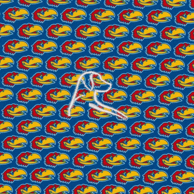 The Kansas Jayhawks® | Collegiate Polo | The Kansas Jayhawks® - Azure Blue/Cherry Red
