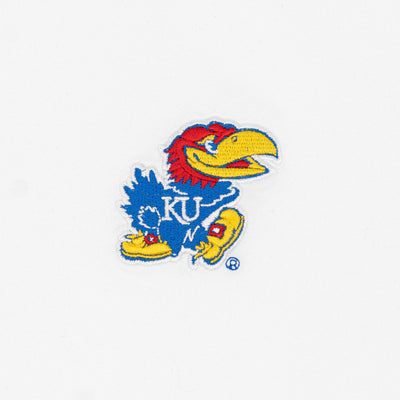 Solid Collegiate Q-Zip - Kansas | Solid - White - Kansas - 1