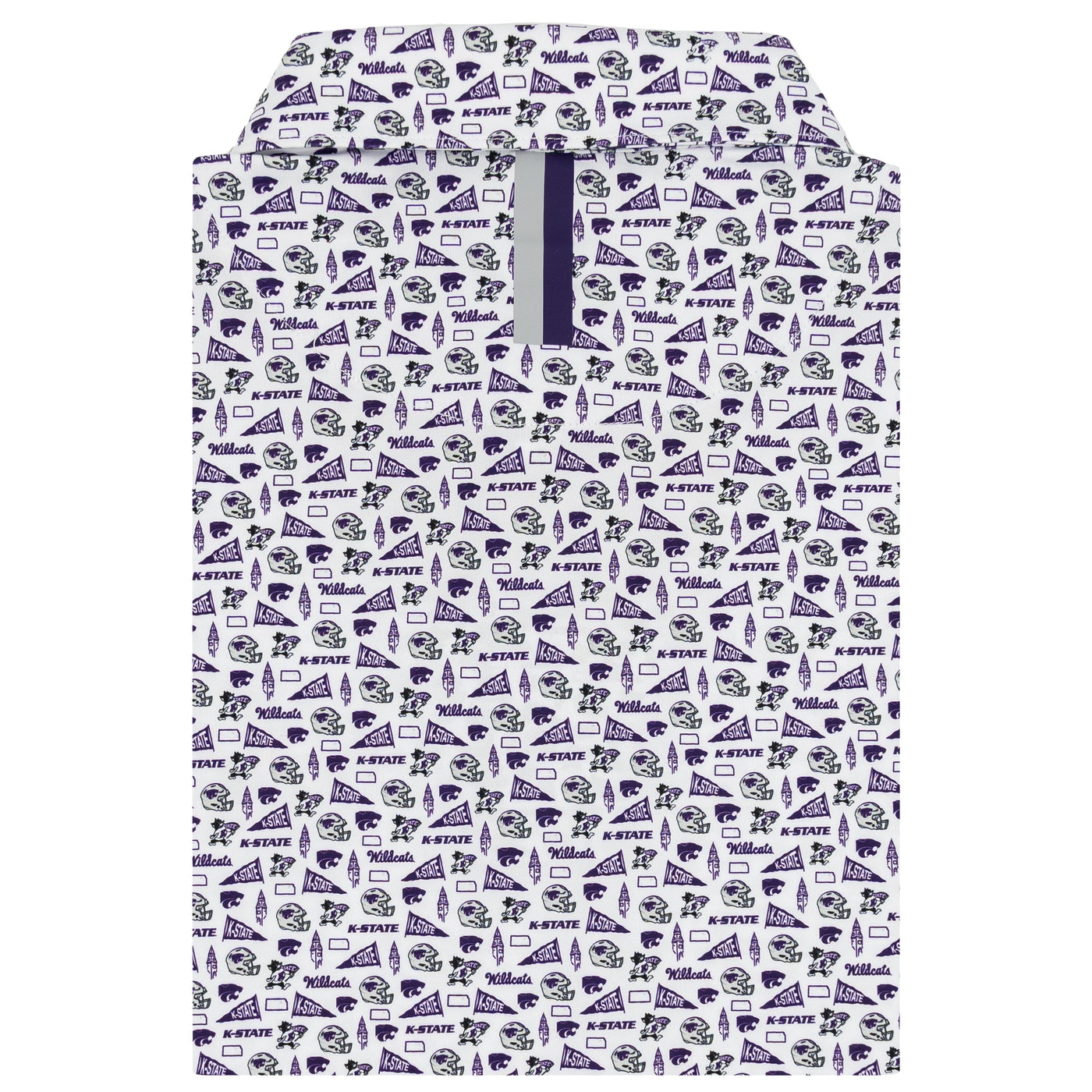 The Kansas State Gameday | Collegiate Polo | The Kansas State Gameday - White/Dark Violet