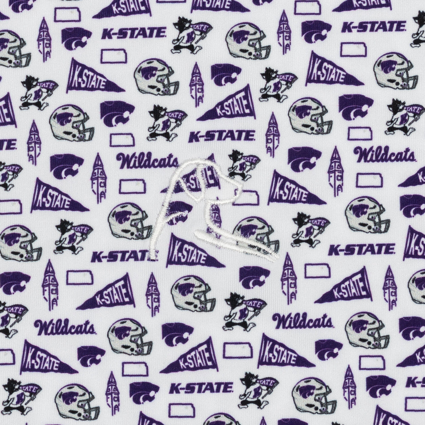 The Kansas State Gameday | Collegiate Polo | The Kansas State Gameday - White/Dark Violet