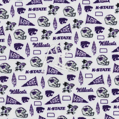 The Kansas State Gameday | Collegiate Polo | The Kansas State Gameday - White/Dark Violet