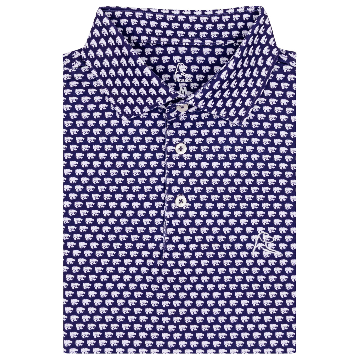 The Kansas State Wildcats™ | Collegiate Polo | The Kansas State Wildcats™ - Dark Violet/White