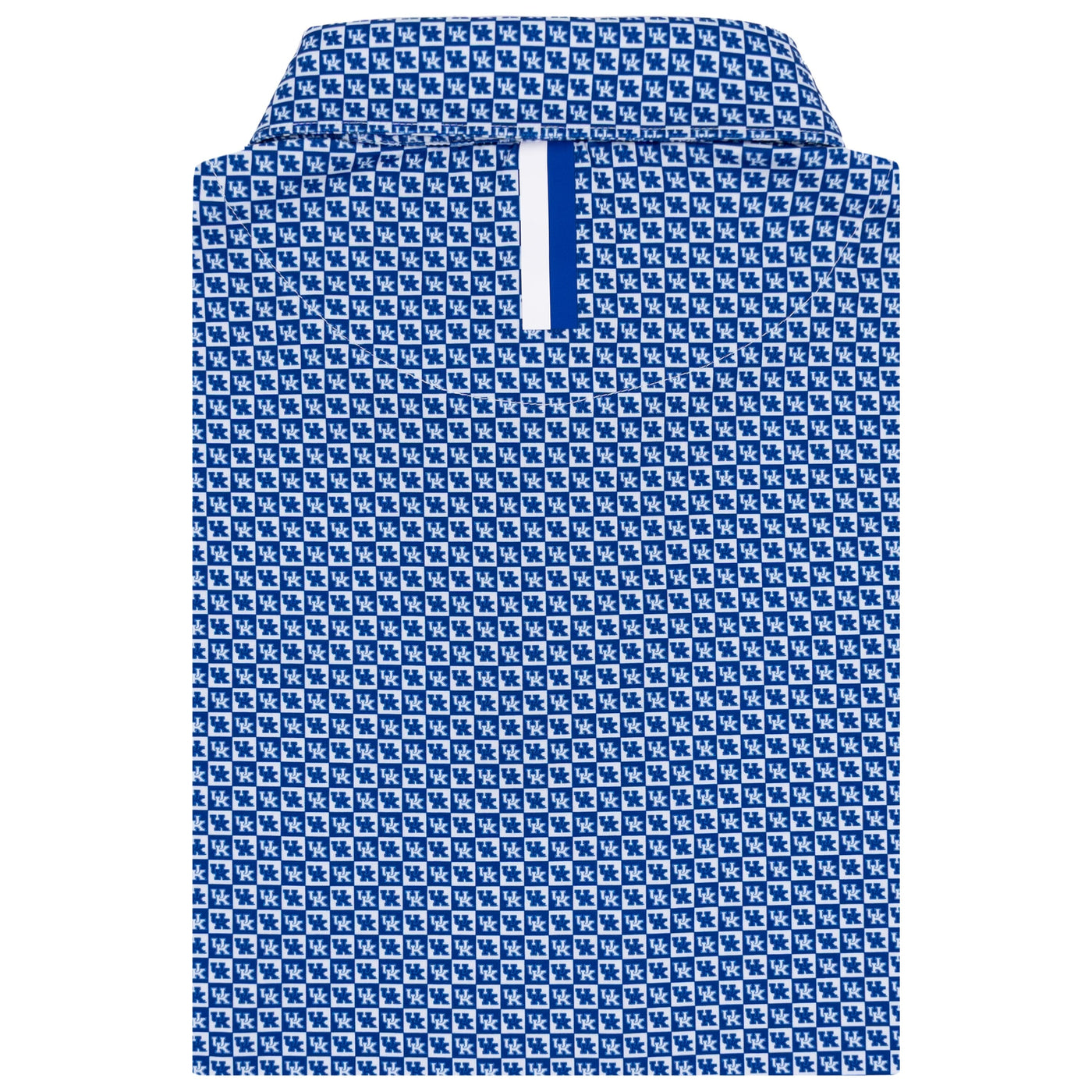 The Kentucky Checker | Collegiate Polo | The Kentucky Checker - White/Azure Blue