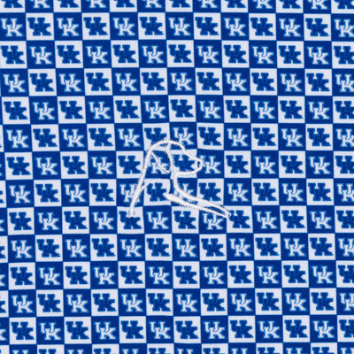 The Kentucky Checker | Collegiate Polo | The Kentucky Checker - White/Azure Blue