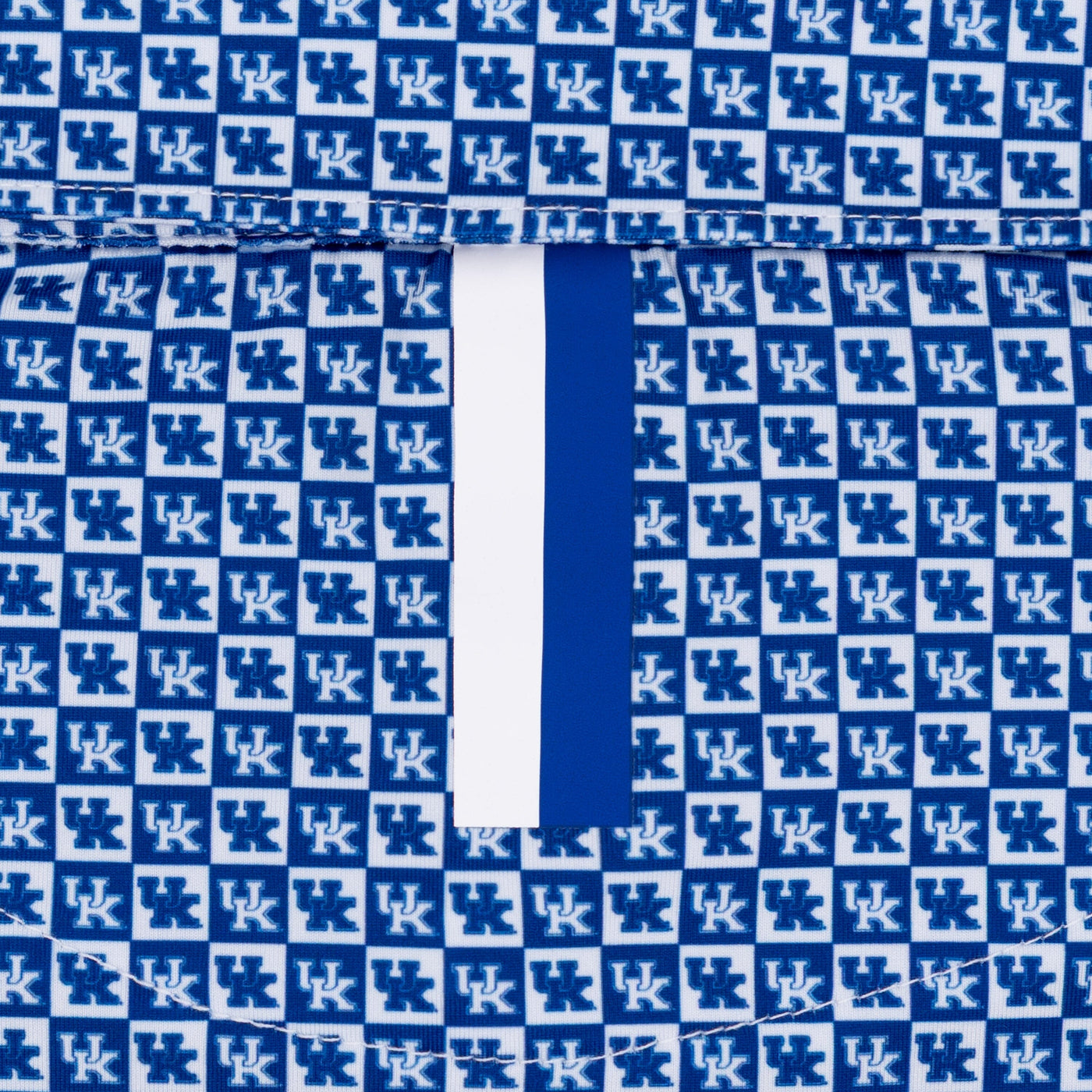 The Kentucky Checker | Collegiate Polo | The Kentucky Checker - White/Azure Blue