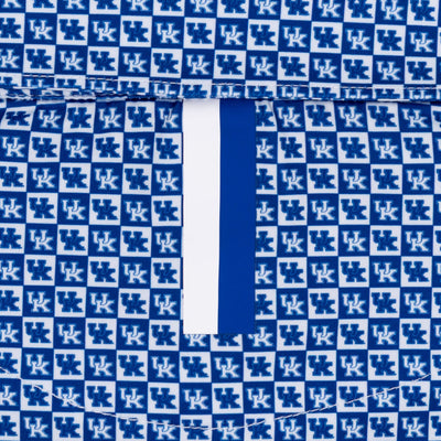 The Kentucky Checker | Collegiate Polo | The Kentucky Checker - White/Azure Blue