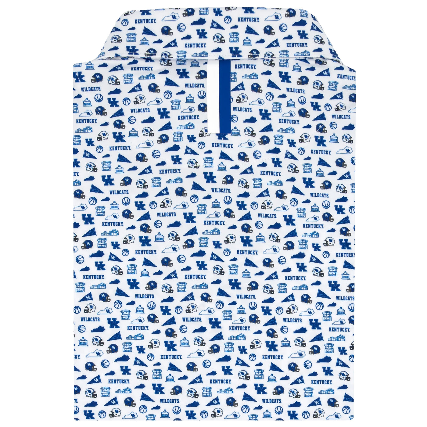 The Kentucky Gameday | Collegiate Polo | The Kentucky Gameday - White/Azure Blue